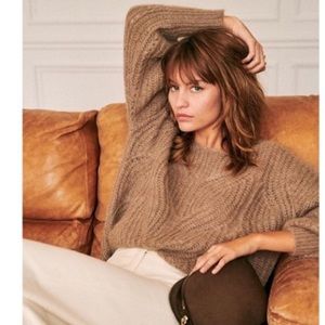 Sézane Gisele Jumper Taupe